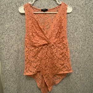 Lace body suit